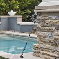 SPA électrique rechargeable à tête triangulaire et petit aspirateur de piscine hors sol à paroi souple