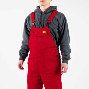 Katoenen stretch overalls, losse, multi-pocket, grote maat, outdoor, tuin, casual werk, kunstenaar, schilder, bretels overall - Product Image 2