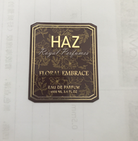 Badge en aluminium personnalisé de qualité supérieure avec impression sérigraphique pour flacons de cosmétiques et de parfums, formes personnalisées, lettres sportives, thèmes variés