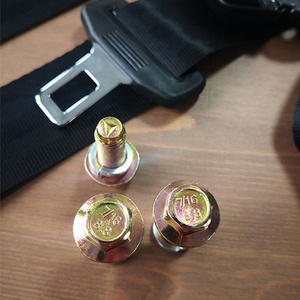 Cinto de segurança retrátil dianteiro ajustável de 3 pontos em poliéster para automóveis, de alta qualidade, com travamento de emergência, retratores - Product Image 6