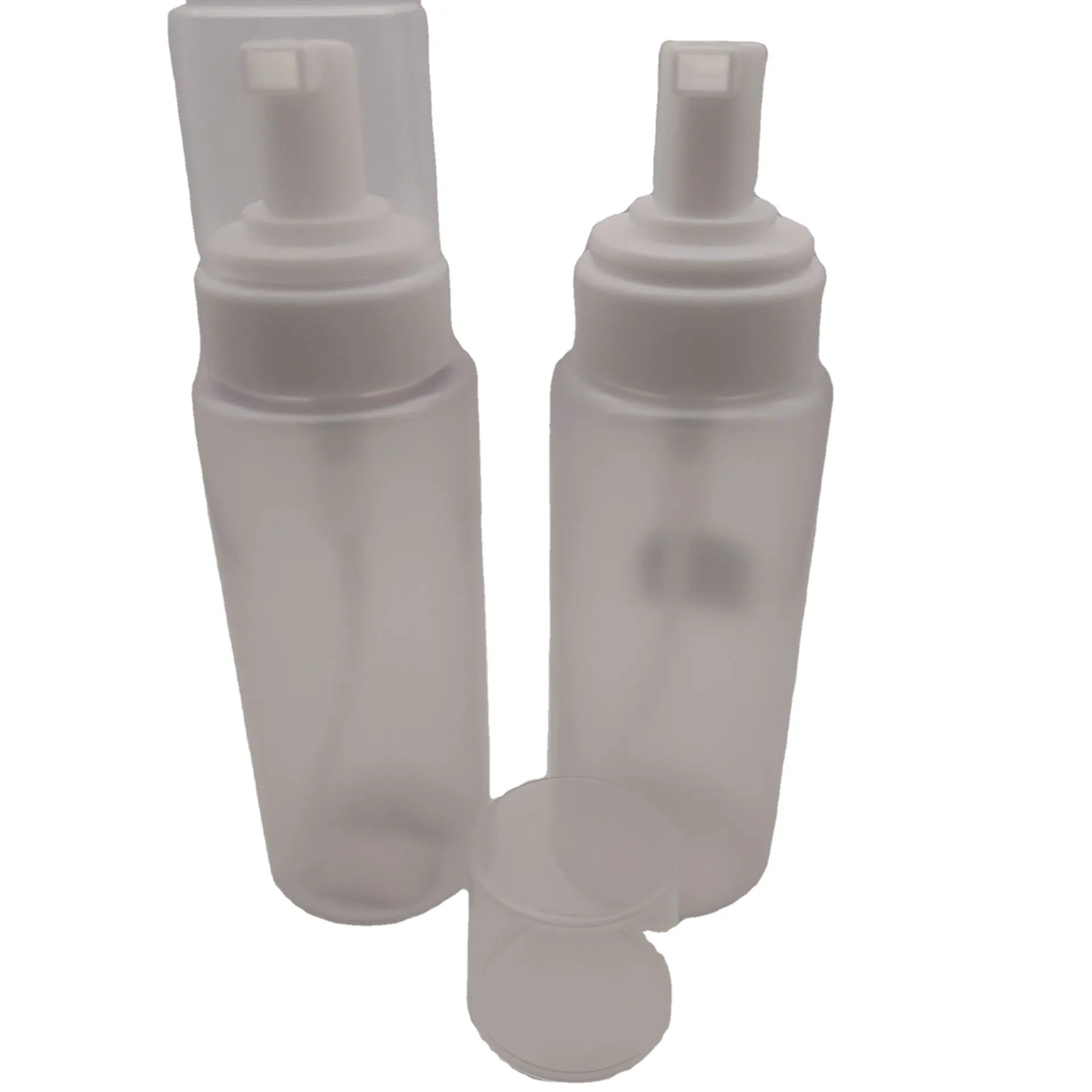 Прозрачный пластиковый матовый косметический пенопластовый флакон для лосьона с широким горлышком, 250 мл, контейнер, пластиковая бутылка с насосом для лосьона