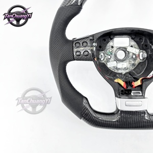 Volante de Fibra de Carbono Personalizado para Automóvil, <span class=keywords><strong>Precio</strong></span> Neto para Volkswagen VW <span class=keywords><strong>Golf</strong></span> 5 Mk5 <span class=keywords><strong>GTI</strong></span> R32 Passat R GT B30 JETTA GLI MK6 - Product Image 2