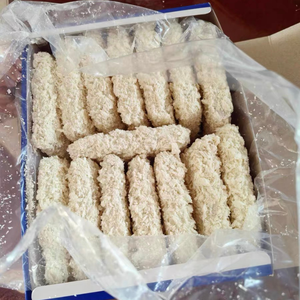 Cao cấp giòn tẩm bột tôm nguyên liệu phi lê đông lạnh khô phong cách nhà Máy Giá túi bao bì iqf đóng băng quá trình chiên chế biến - Product Image 4