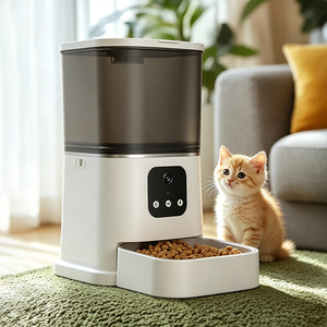 Pet <b>Feeder</b> ODM Smart Pet <b>Feeder</b> Smart Pet <b>Feeders</b> With Cameras Intelligent Timed Quantitative Feeding Device - Product Image 1