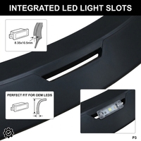 Nouveaux élargisseurs d'ailes moulés par injection avec boulons compatibles pour Ranger T7 T8 Pickup Truck Protection tout-terrain et style YURAN