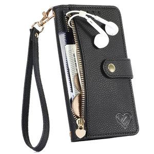 Étui en cuir de corde de mode <span class=keywords><strong>pour</strong></span> Tecno Camon 20 Pro 5G, <span class=keywords><strong>pour</strong></span> Tecno Pova 5 étui portefeuille de cadre photo conception de coeur - Product Image 2