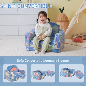 Kasur busa lipat anak-anak, pola dinosaurus, <span class=keywords><strong>Sofa</strong></span> lipat dan tempat tidur anak dapat dilipat untuk balita - Product Image 6