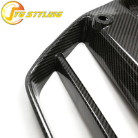 Parachoques Delantero de Fibra de Carbono Estilo ST con Rejilla de Malla para BMW G82 G80 M3 G83 M4, Accesorios Automotrices
