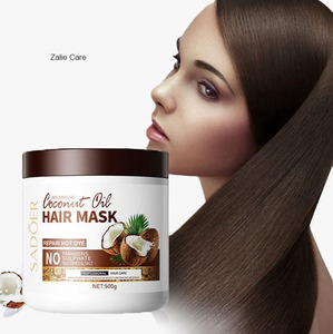 Crema per Capelli all'Olio <span class=keywords><strong>di</strong></span> Cocco Idratante Riparazione del Cuoio Capelluto e Recupero dei Danni Tonico per le Radici dei Capelli e Trattamento al Cuoio Capelluto con Cheratina - Product Image 1
