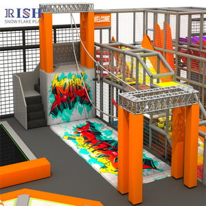 Ensemble d'équipement de terrain de <span class=keywords><strong>jeu</strong></span> Rish Aire de jeux intérieure <span class=keywords><strong>Trampoline</strong></span> Park Panneaux sensoriels interactifs Espaces de - Product Image 2