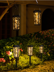 IP65 Waterproof Solar Garden Light Ground Stake 8-10 Hours Working 2700K Warm Light Auto Charge & Light up Garden Decor - Product Image 2