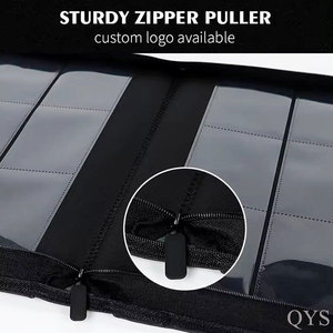 สมุดเก็บการ์ดสะสม QYS Premium PU Leather Toploader Binder 9 ช่อง สำหรับเก็บสะสมการ์ด - Product Image 6