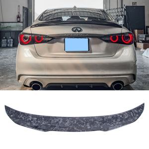 Alerón Trasero de Fibra de Carbono Forjado Estilo PSM2 para Q50 Q50S Q50L, 2013-2023 - Product Image 1