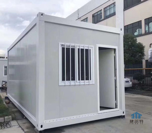 1 camera da letto <span class=keywords><strong>rifugio</strong></span> per senzatetto 20ft/40ft Mobile modulare prefabbricata in acciaio casa contenitore Flat Pack per scuole e alberghi - Product Image 2