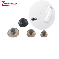 Embouts d'oreille de dôme d'oreille de dôme d'oreille de silicone de haute précision de silicone de sécurité de la Chine pour la partie d'aide auditive