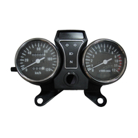Compteur de vitesse noir 12V de haute qualité de la marque ENKI/OEM, logo personnalisé, garantie d'un an pour moto ECO DELUXE - État neuf