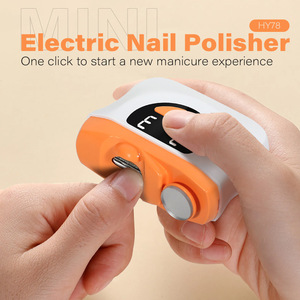 Coupe-ongles électrique rechargeable USB 2-en-1 pour bébé, lime courbée en acier inoxydable et polisseuse - Product Image 2