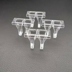 Urit <span class=keywords><strong>precil</strong></span> stago nhựa trong suốt cuvette Mẫu cup với sắt bóng bốn ly loại OEM Hoan Nghênh - Product Image 4