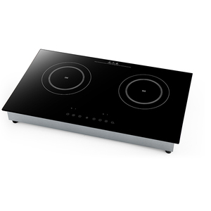 Placa de Inducción con Función de Cocción Potenciada 2000W+2000W, Estructura Sólida de Vidrio para Uso Doméstico - Product Image 3