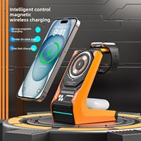 Chargeur sans fil 3-en-1 Original-Source Private-Mold style Mecha pour support de charge magnétique 15W Type-C Modèle T21