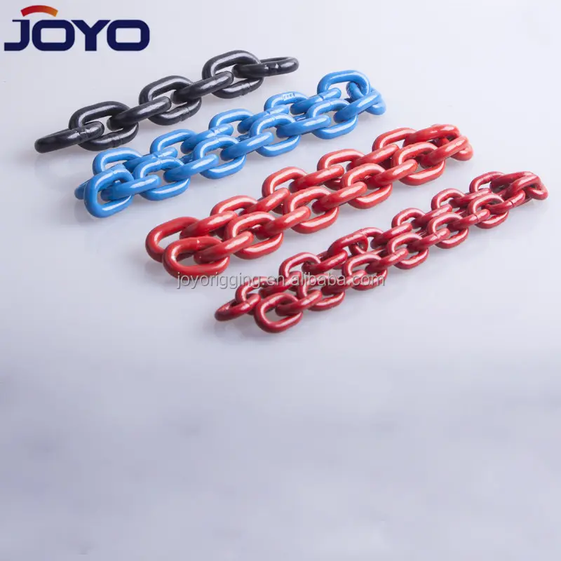 G80 High strength EN818-2 standard color painted lifting chain
