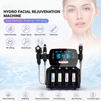 Système d'hydrodermabrasion 3 en 1 pour un nettoyage en profondeur, une exfoliation, analyseur de peau pour utilisation en spa