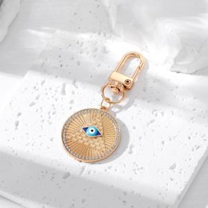Porte-clés tendance œil de démon, main de Fatima, pendentif paume, bijou populaire pour femmes, pour clés de voiture et sacs d'école - Product Image 4