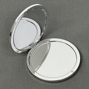 Espejo de regalo promocional de marca de belleza, logotipo personalizado, espejo de maquillaje compacto, Mini espejo de doble cara de bolsillo - Product Image 3
