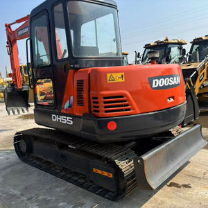 Mini-excavatrice Doosan Dh55 d'occasion, vente chaude, système hydraulique de bonne qualité, rotation de la queue nulle, prêt à travailler, moteur, engrenage - Product Image 2