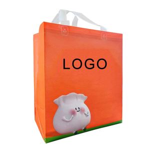 Sac à déjeuner isotherme en non-tissé imperméable, petit format, sacs personnalisés pour la livraison de repas - Product Image 2