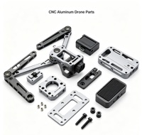 Pièces de drone en acier inoxydable/aluminium CNC de haute précision, cadre léger, support de moteur, boîtier de cardan, support de verrouillage de batterie