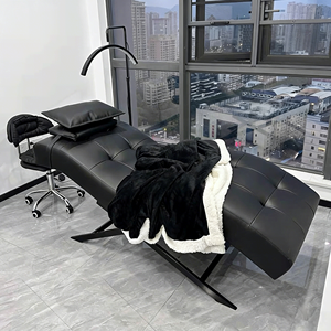 <span class=keywords><strong>Table</strong></span> de massage de salon de beauté la plus populaire, réglable, en forme de S, <span class=keywords><strong>inclinable</strong></span>, lit de massage incurvé pour cils et soins du visage, en vente - Product Image 2