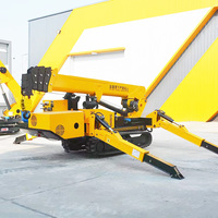 Grue araignée hydraulique professionnelle 5T, moteur Yunnei, certification UE, flèche télescopique 5 sections, hauteur de levage 20m