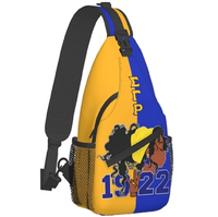 Bolso de Pecho Personalizado Zeta Phi Beta, Mochila Deportiva de Viaje, Regalo de Hermandad, Bolso Bandolera ZPB para Mujer, Bolso Casual de Moda para Hombre y Mujer