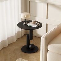 Table basse convertible KINNO, design moderne européen en fer noir simple, pour petits appartements, meubles de salon