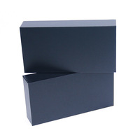 Scatola Regalo di Lusso Personalizzata in Cartone Rigido Nero, Materiali Riciclati Ecologici, Laminazione Opaca, Vassoio in Schiuma per Imballaggio