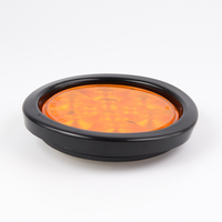 Feux de signalisation ronds de 4 pouces, 10 LED, lentille en PC, étanches, feux arrière pour remorque et camion, 12V, conformes aux normes DOT