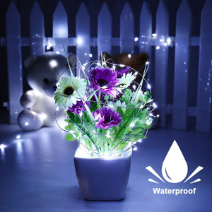 Fornitore della cina <span class=keywords><strong>balcone</strong></span> giardino atmosfera solare luci della stringa di 100 led filo di rame ha portato luci di filo di rame luci leggiadramente - Product Image 2