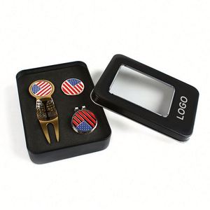 Set de Accesorios de Golf con Logotipo Personalizado, Marcador de Pelota, Herramienta para Reparar el Césped, Clip para Gorra y Tee, para el Día del Padre, Eventos Empresariales o Año Nuevo - Product Image 3