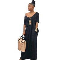 Nouvelle collection 2021 : Vêtements grande taille pour femmes, style européen et américain, couleur unie, coupe ample, manches courtes