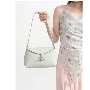 Sac à bandoulière en cuir PU texturé, bandoulière réglable, sac à bandoulière minimaliste, sacoche pour femme - Product Image 5