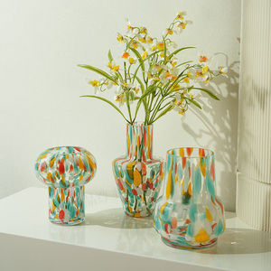 Vintage moderno e semplice decorazione per la <span class=keywords><strong>casa</strong></span> di vetro colorato vaso di fiori idroponico per la tavola di nozze centrotavola e decorazioni per l'ufficio - Product Image 4