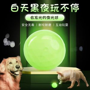 EETOYS TPR <b>Light</b>-Up Ball With Glowing Diamonds Durable Elastic <b>Dog</b> Toy For Teething Interactive Play - Product Image 3