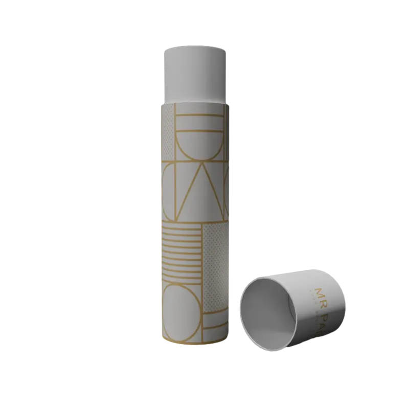 2024 New Design Pre 1 1/4 Size King Size Roll Kraft Tube Pull Sustainable Packaging Paper Tube