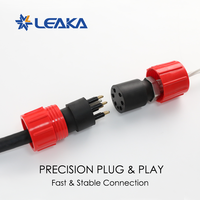 Connecteur industriel sous-marin étanche Leaka 6 broches, fiche étanche IP69K, compatible avec Subconn Seacon pour ROV sous-marin léger