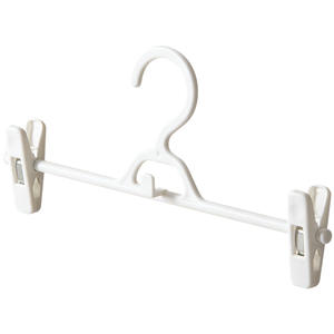 Cintre universel pour pantalons avec pinces antidérapantes pour pantalons, jupes, organisateur de rangement de garde-robe, cintre de type crochet pour vêtements - Product Image 2