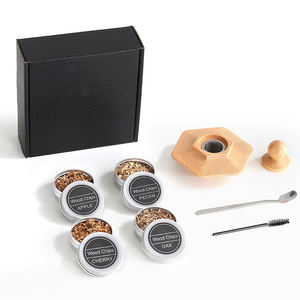 Bois de chêne vin Whisky cocktail fumeur kit jeu d'échecs <span class=keywords><strong>sciure</strong></span> de bois copeaux de bois <span class=keywords><strong>pour</strong></span> fumer - Product Image 5