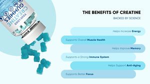 Gummies creatate gummies תמיכה בריאות שריר, להגדיל את האנרגיה שרירים, תוספת עם משפרי לפני פעילות גופנית - Product Image 5