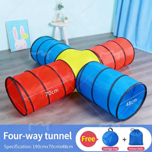Túnel de Juego Arcoíris para Bebés, <span class=keywords><strong>Juguete</strong></span> Sensorial para la Integración Temprana en Jardín de Infancia, Juego de Exploración en Interiores - Product Image 4