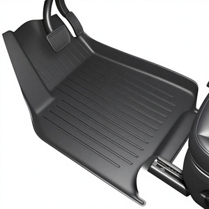 SUPER LINER <span class=keywords><strong>Tesla</strong></span> Model Y Juniper 2025 2026 Tapis de sol et doublures de coffre, ensemble complet 10 pièces, TPE extra-épais, 5 places |   Animal de compagnie tout temps - Product Image 3